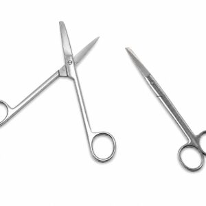 قیچی استیل یک سرتیز 20 سانتی متر